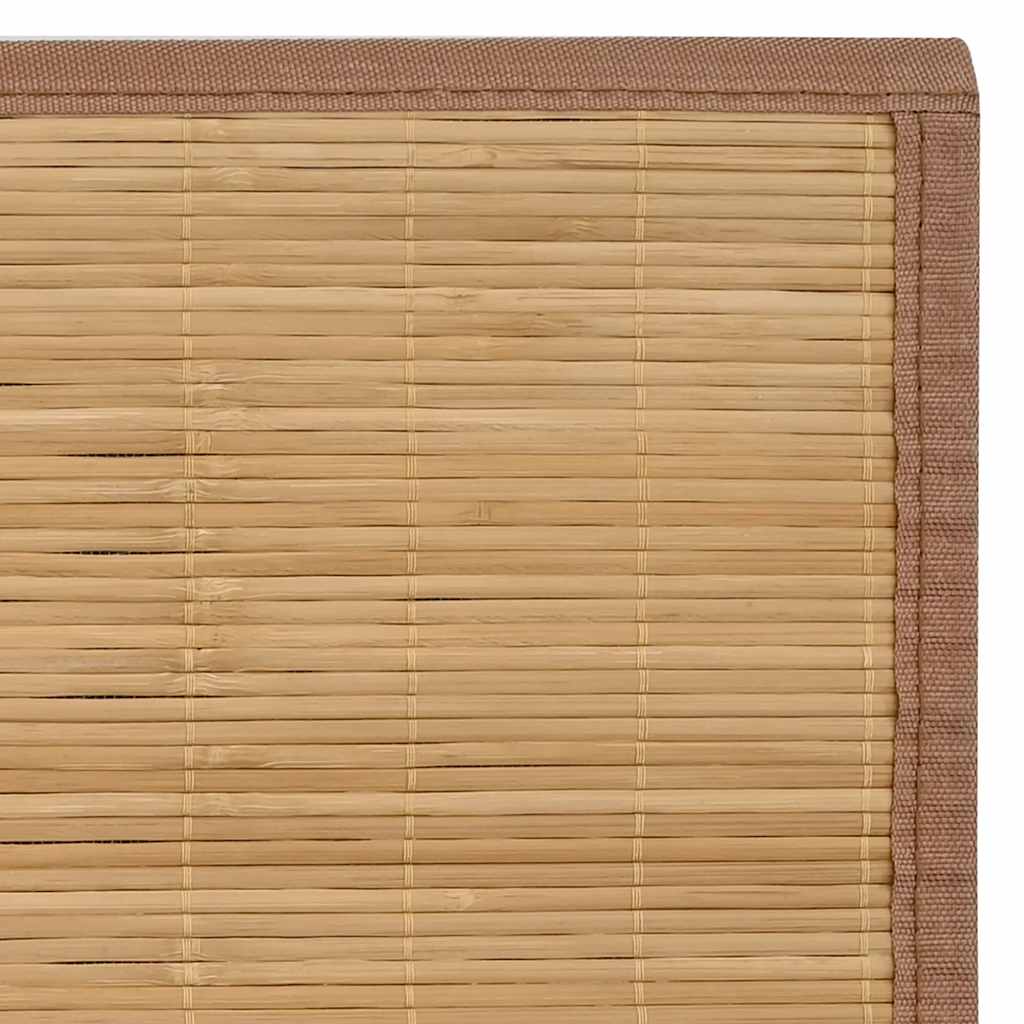 Teppich Bambus 100 x 160 cm Natur