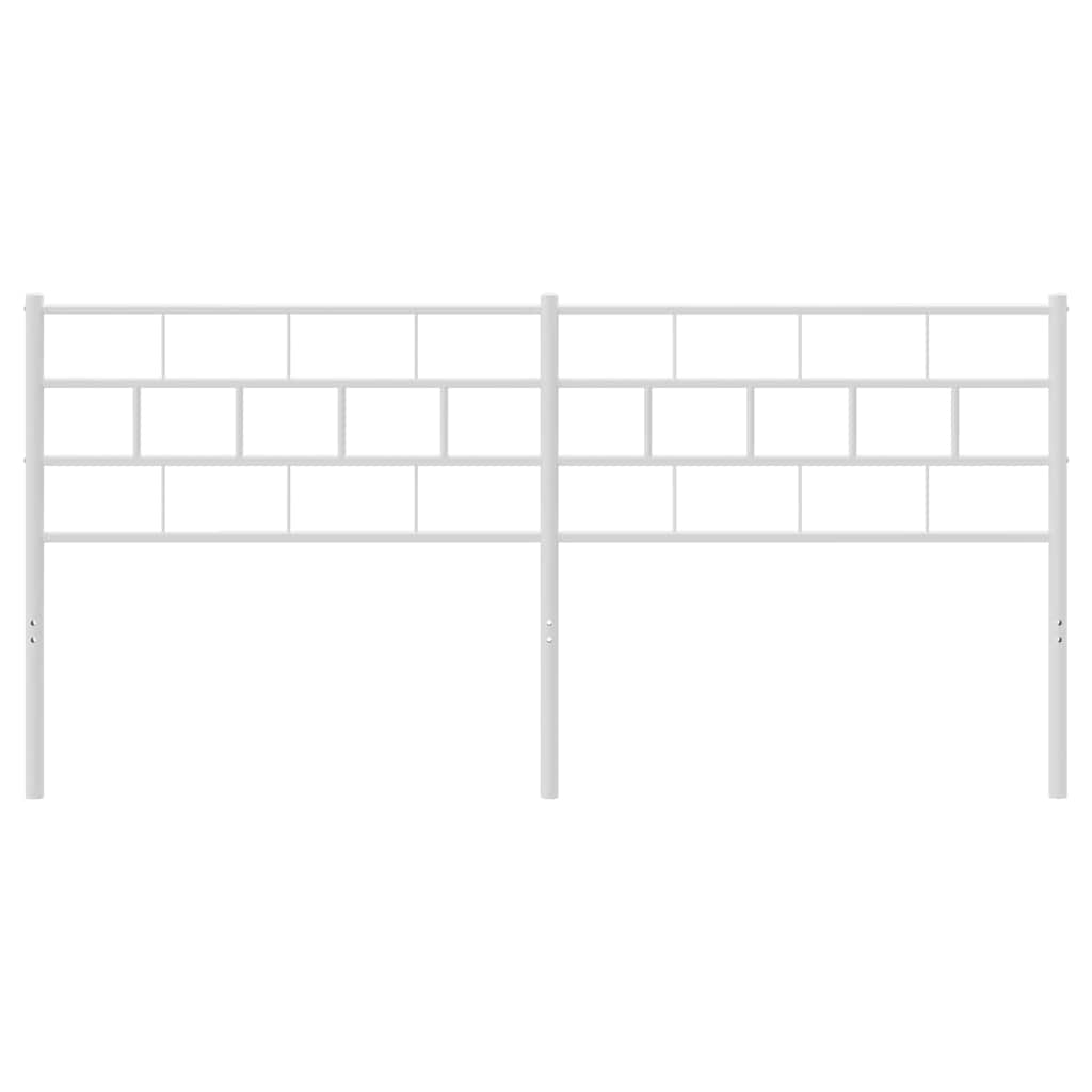 Ersatz-Kopfteil Metall Schwarz 100 cm
