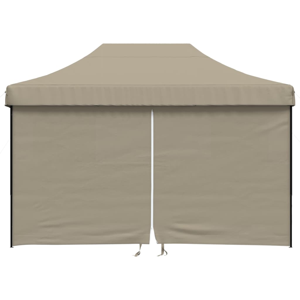Partyzelt Faltbar Pop-Up Beige 410x279x315 cm