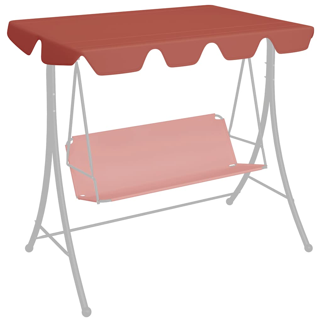Ersatzdach für Hollywoodschaukel Beige 188/168x145/110 cm