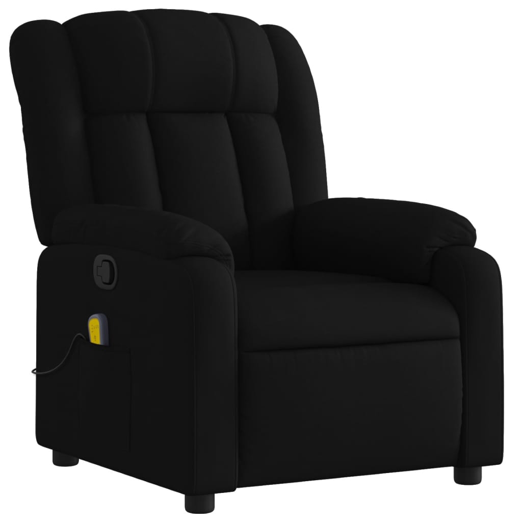 Massage-Relaxsessel, hellgrauer Stoff
