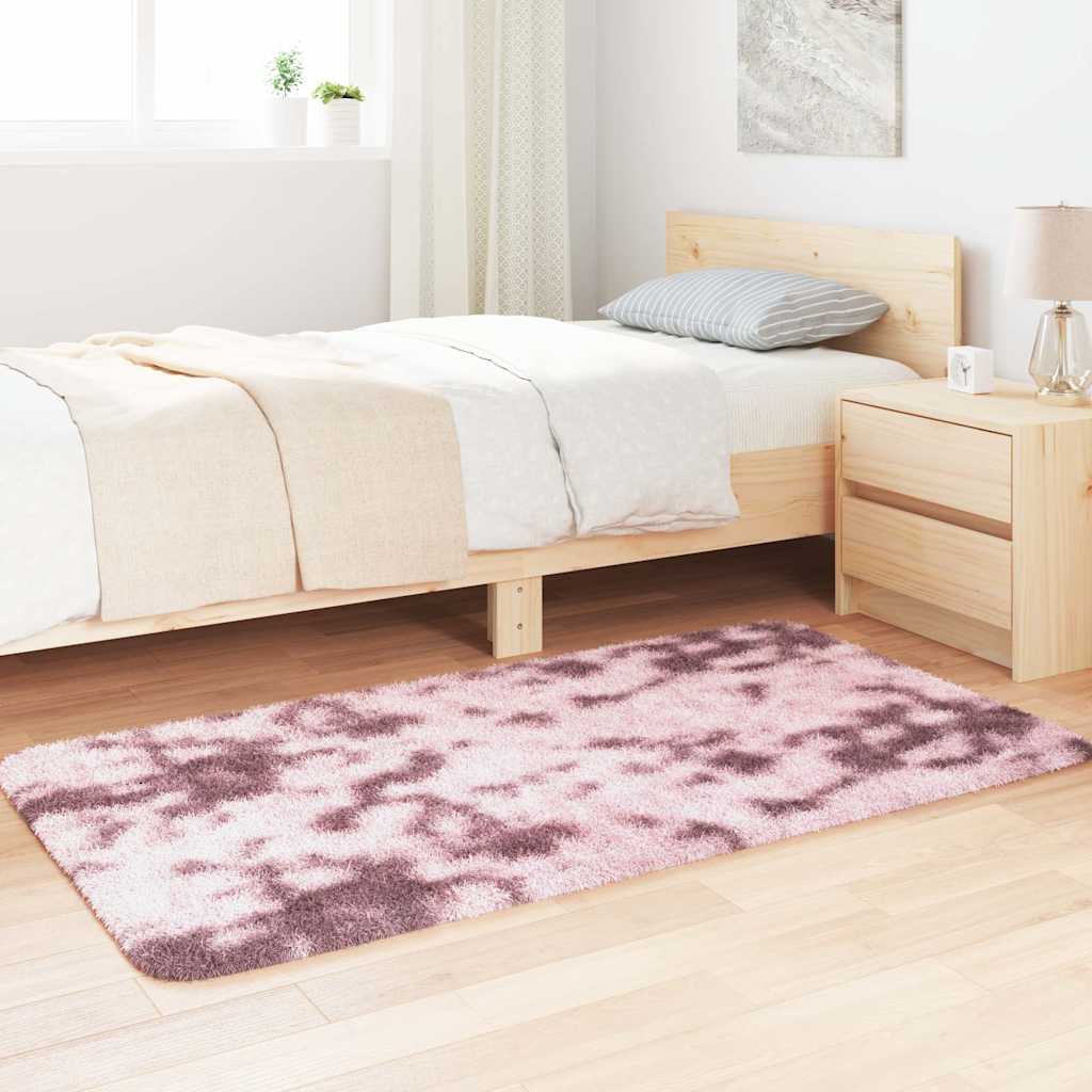 Teppich Shaggy Hochflor NAVARRA Beige 60x100 cm Polyester