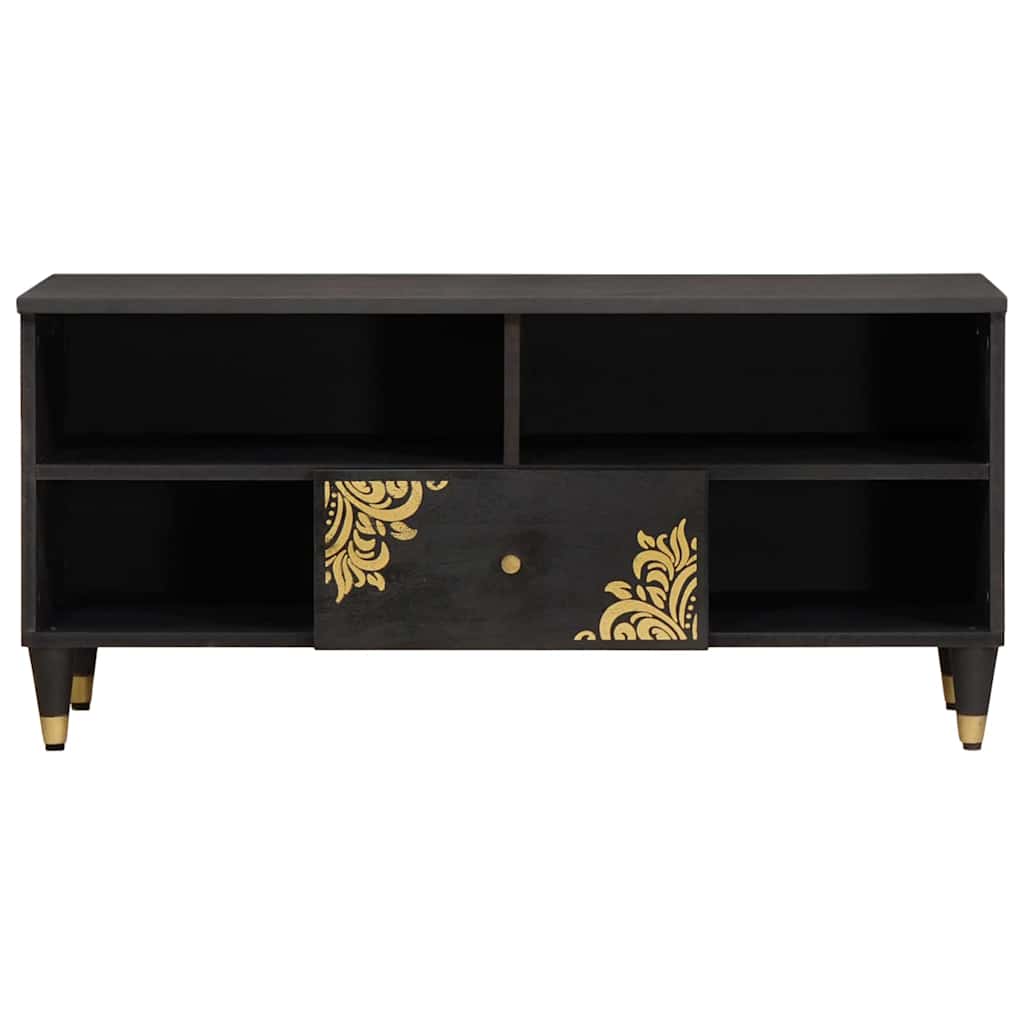 TV-Schränk Honigbraun 100 x 33 x 46 cm Massivholz Mango