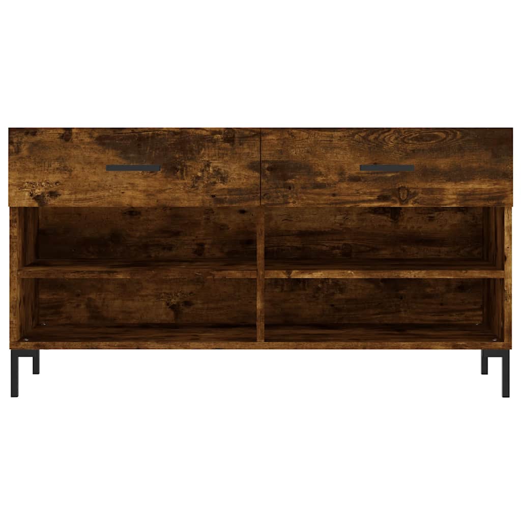 Schuhbank Weiß 102x35x55 cm Holzwerkstoff