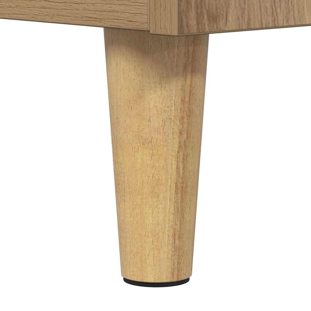 Highboard Altholz 69,5 x 32,5 x 180 cm Holzwerkstoff