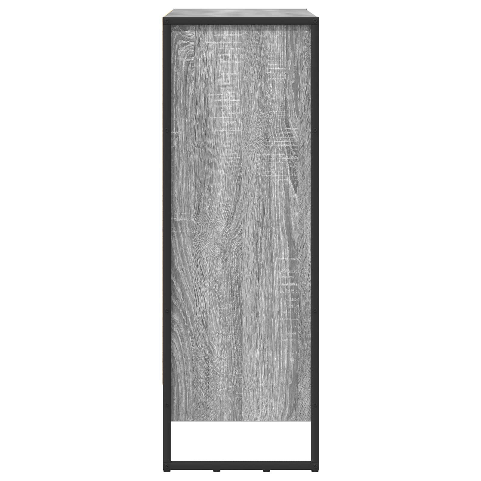 Bücherregal 2 pcs Schwarz Eichen-Optik 60 x 30 x 189,5 cm