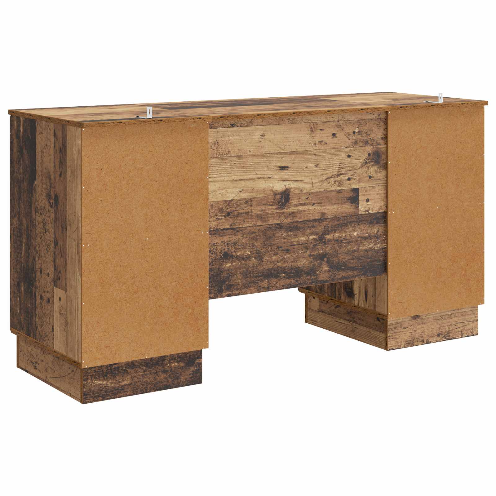 Schreibtisch mit Regal Schwarz 142,5 x 50 x 75 cm Holzwerkstoff
