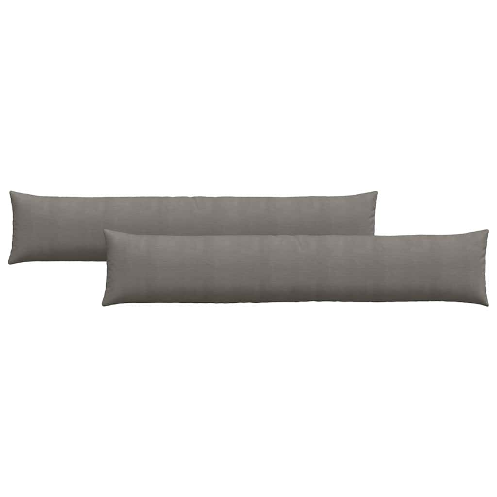 Sofakissen 2 Stück Hellgrau 50 x 30 cm Cordstoff