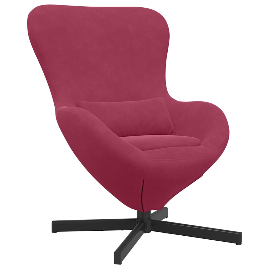 Eiersessel Blau 63 x 73 x 90 cm Samt
