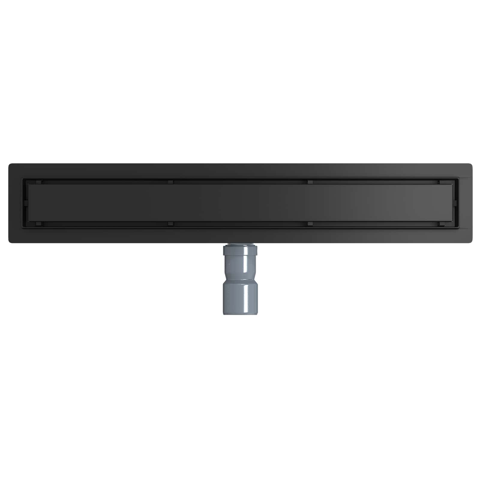 Duschablauf 2-in-1 mit 360° Siphon Silber 54 x 11 x 9,5 cm