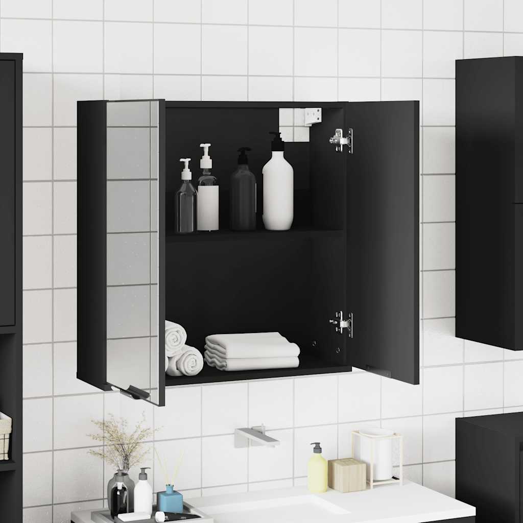 Bad-Spiegelschrank Weiß 64x20x67 cm