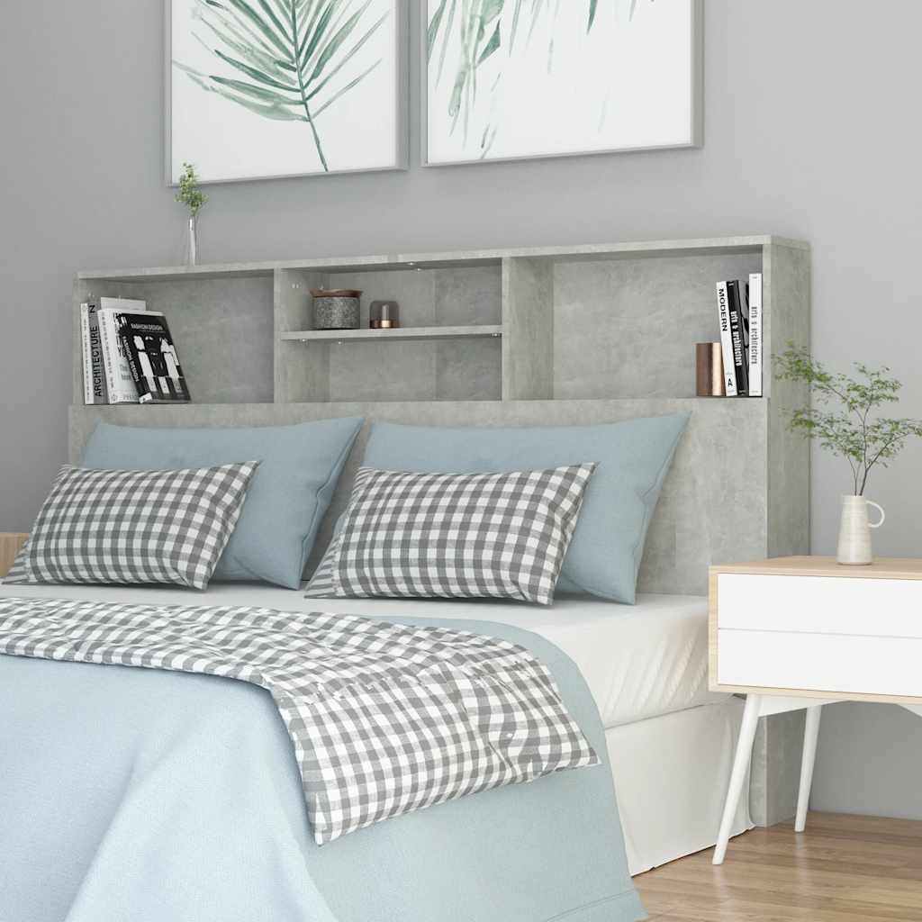 Bett-Kopfteil mit Ablagen Weiß 100x19x103,5 cm