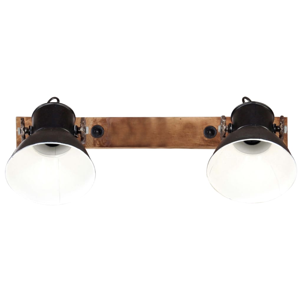 Wandlampe Industriestil Silbern 45x25 cm E27