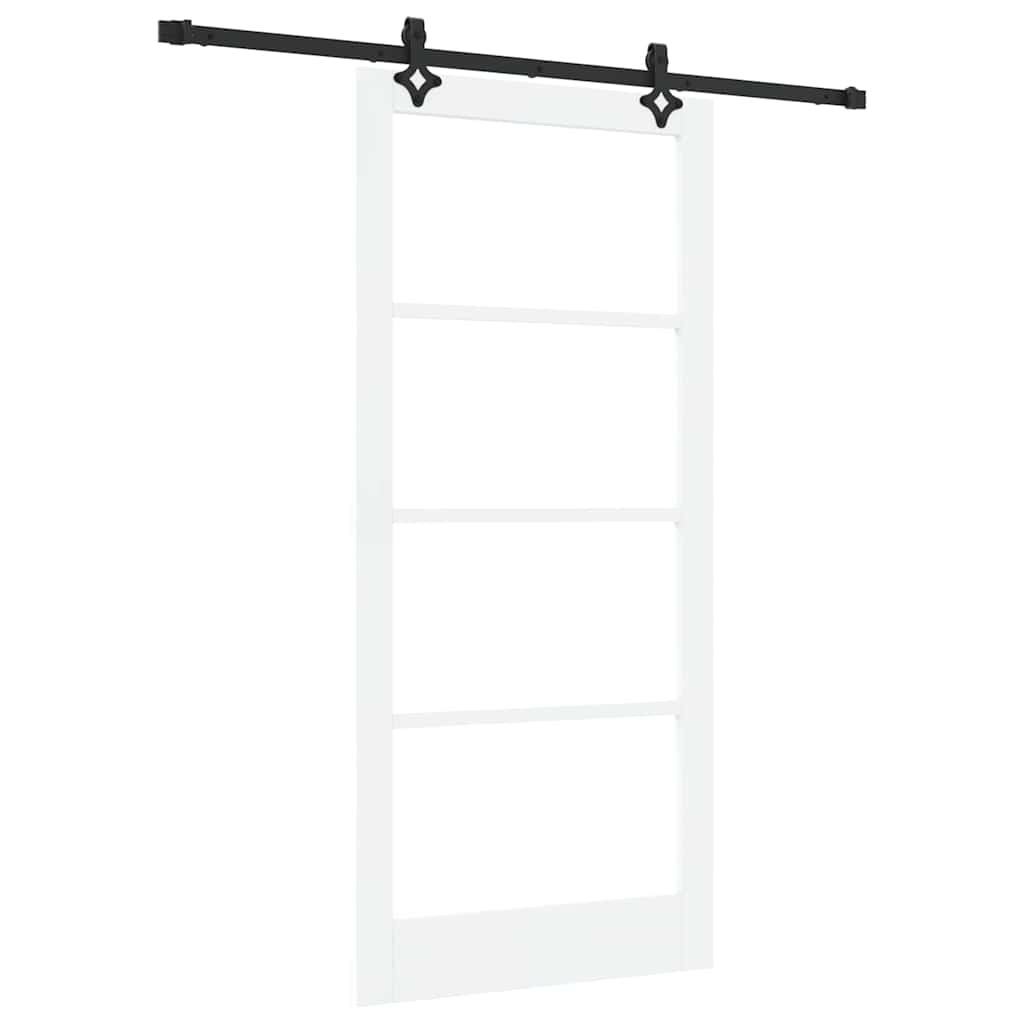 Schiebetür ORKDAL Natürlich und Schwarz 61 x 198,5 cm