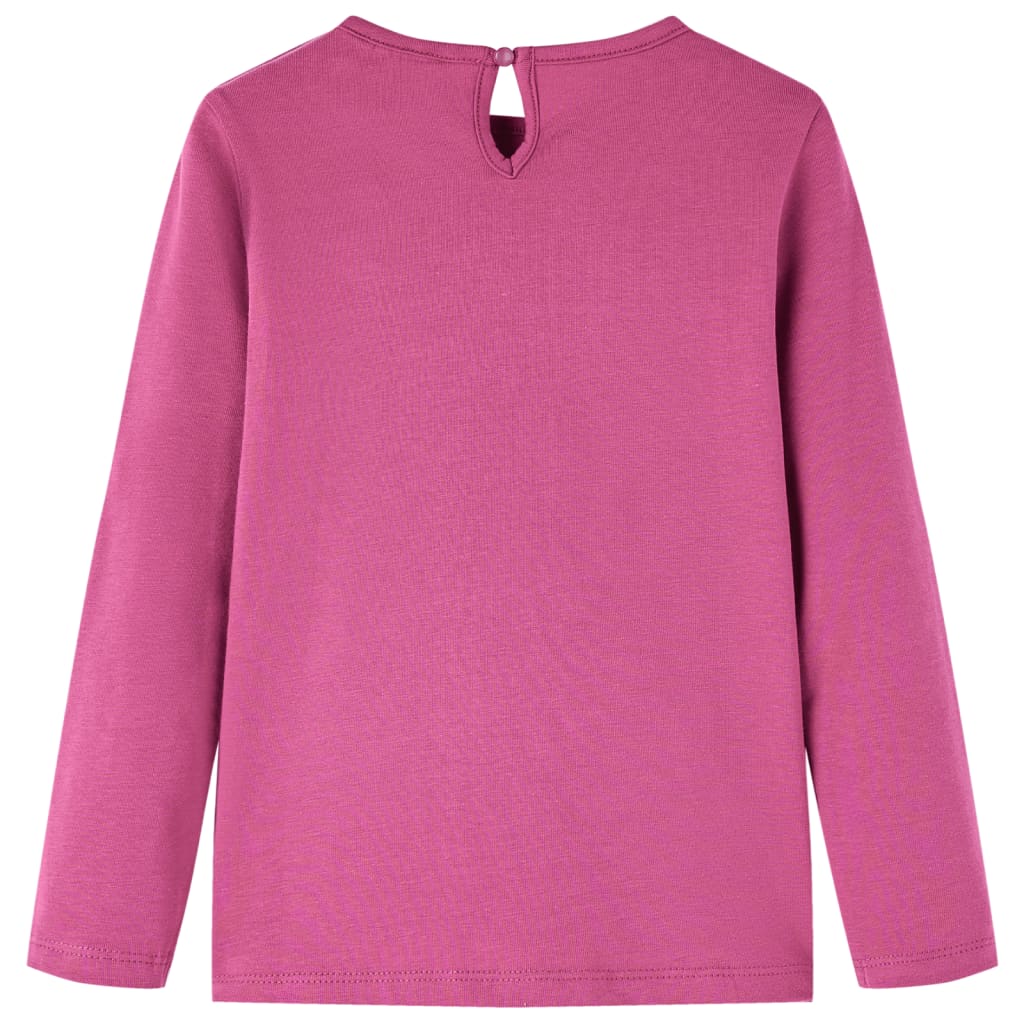 Kinder-Langarmshirt Marineblau 104