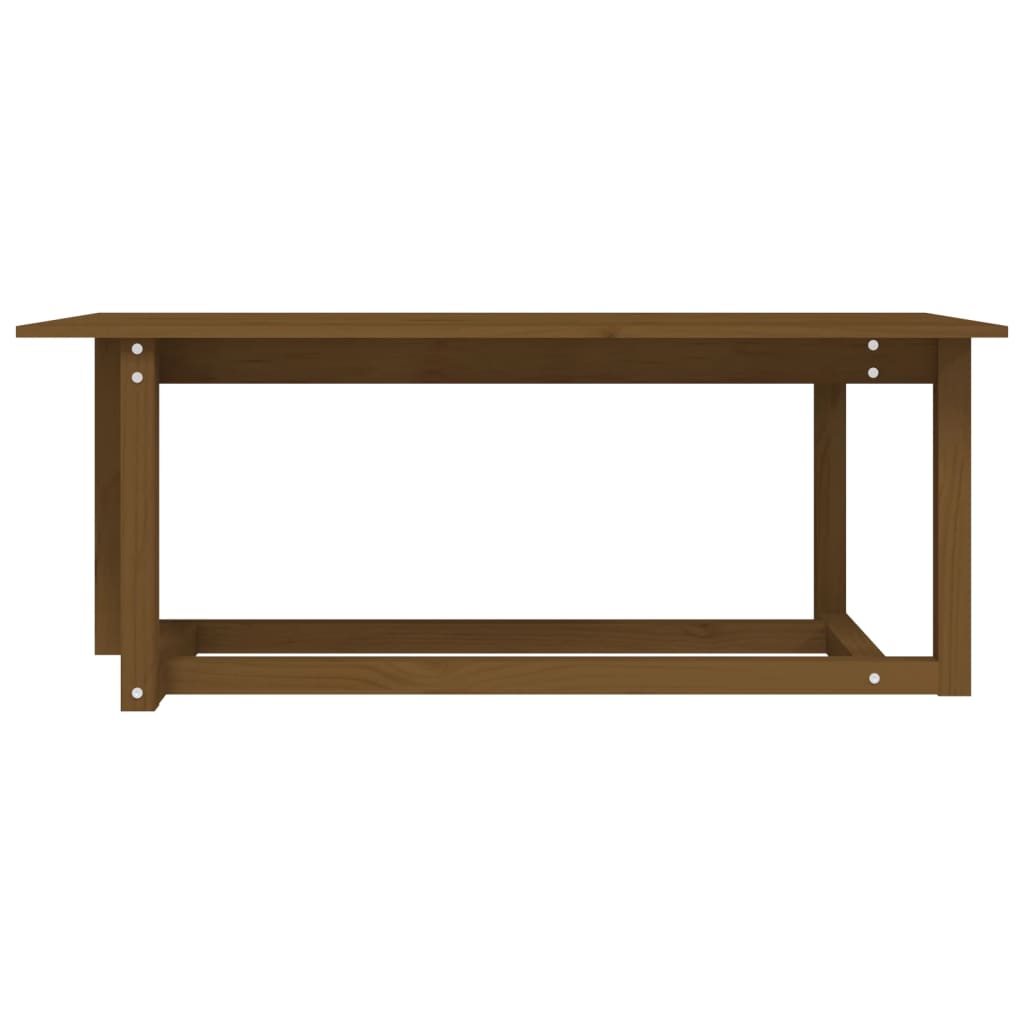 Couchtisch 110x55x45 cm Massivholz Kiefer