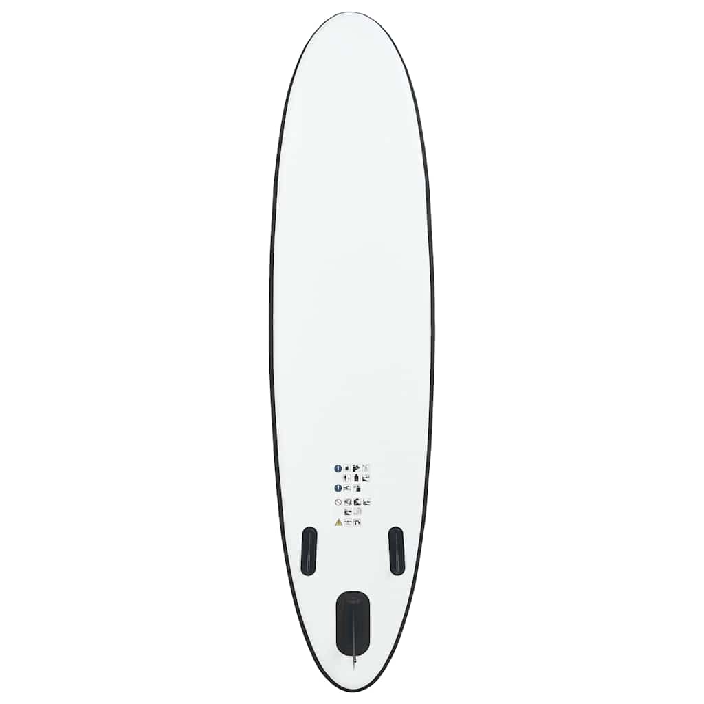 Stand Up Paddle Board SUP Aufblasbar Rot und Weiß