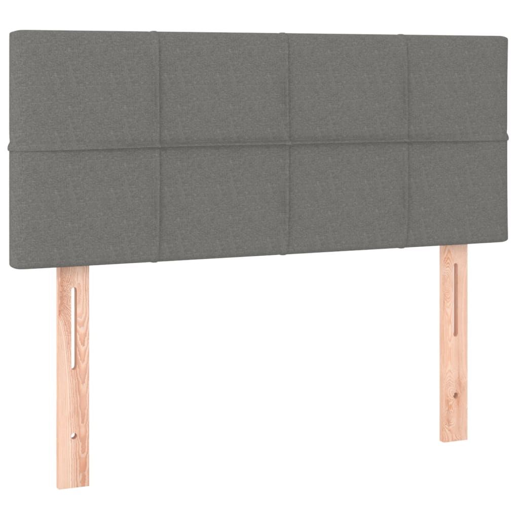 Kopfteil Hellgrau 80x5x118/128 cm Stoff