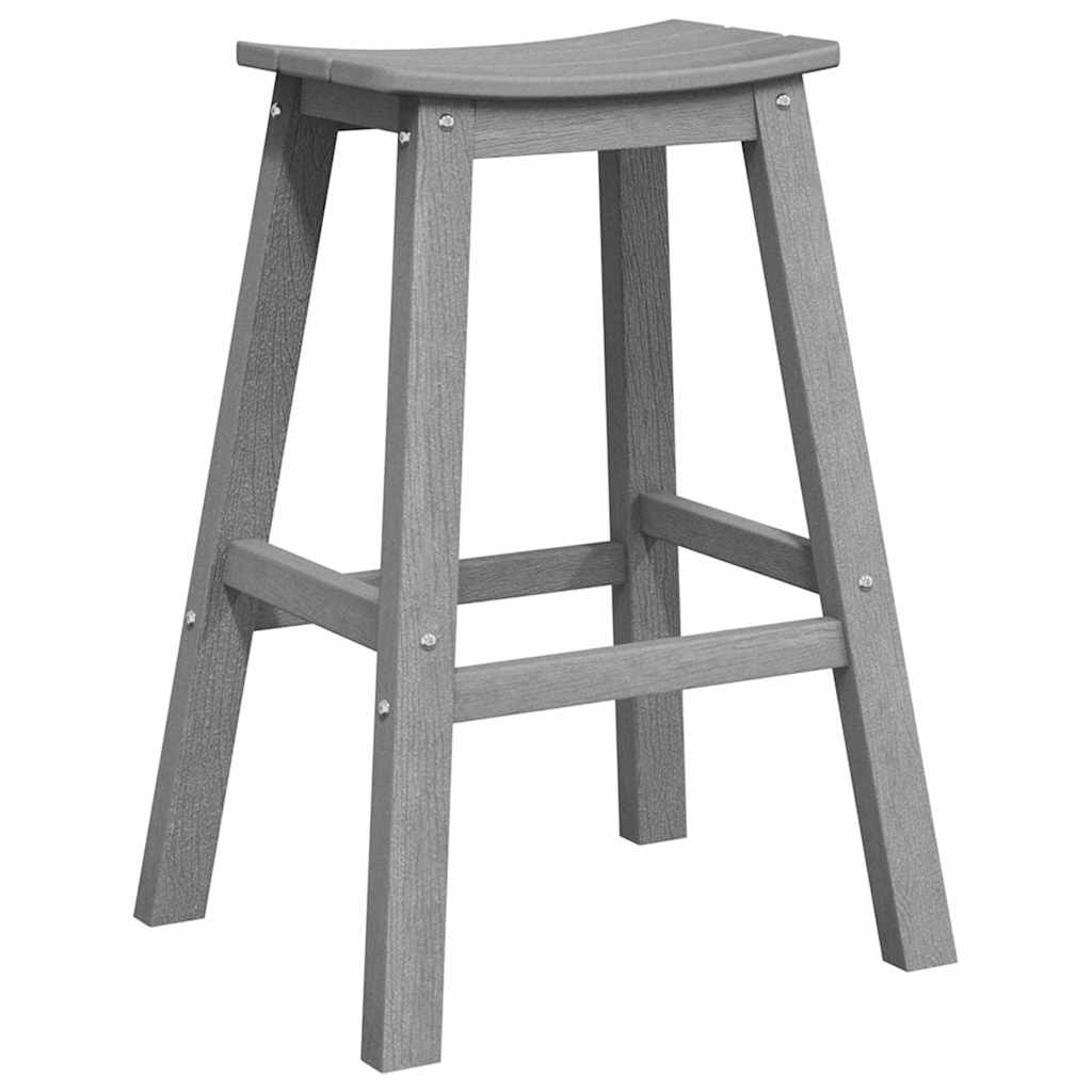 Barhocker 2 pcs Weiß 52 x 43 x 73,5 cm HDPE