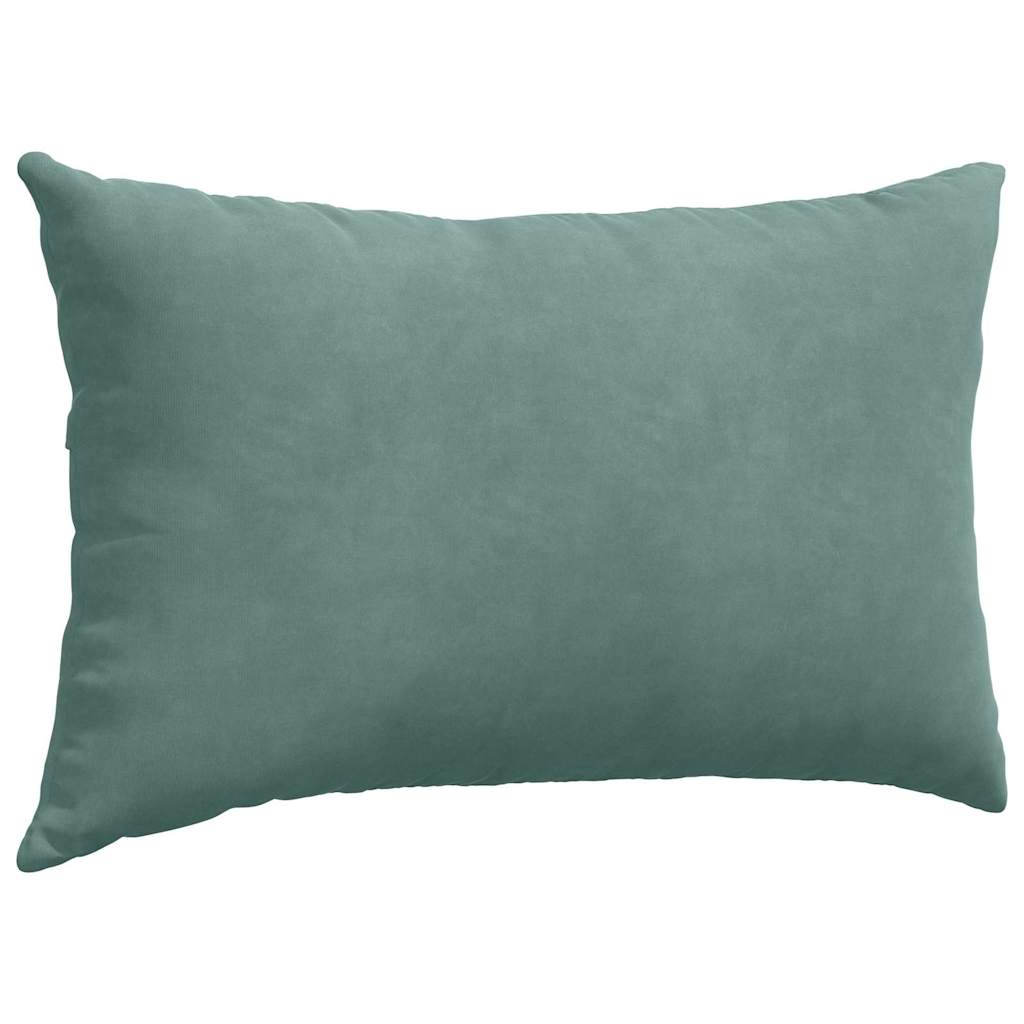 Sofakissen 2 Stück Blau 50 x 30 cm Cordstoff