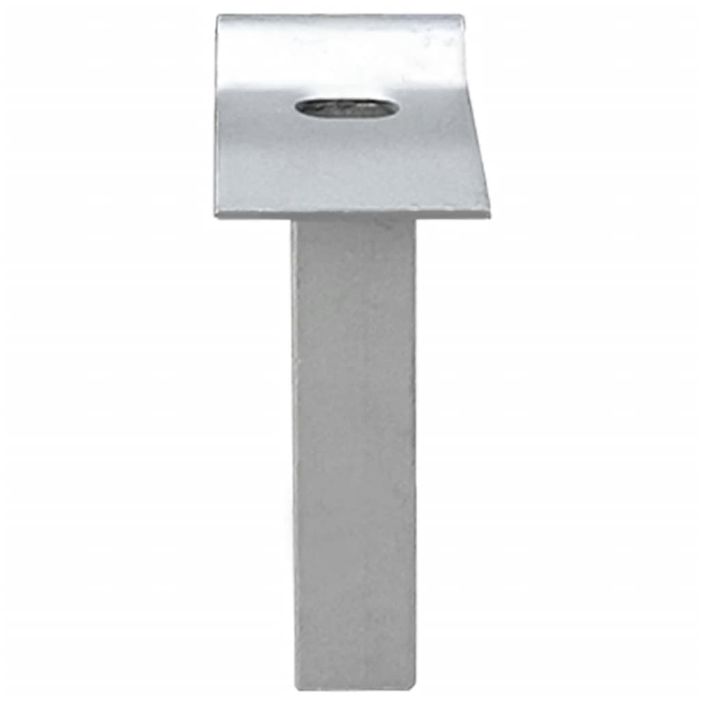 Maschen-Gartentor verzinkter Stahl 300 x 75 cm Grau