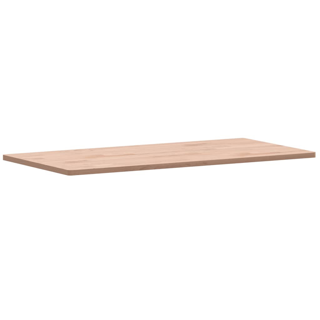 Tischplatte 80x40x1,5 cm Rechteckig Massivholz Buche
