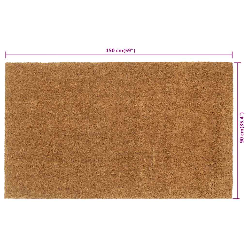 Fußmatte Natur 80x100 cm Kokosfaser Getuftet