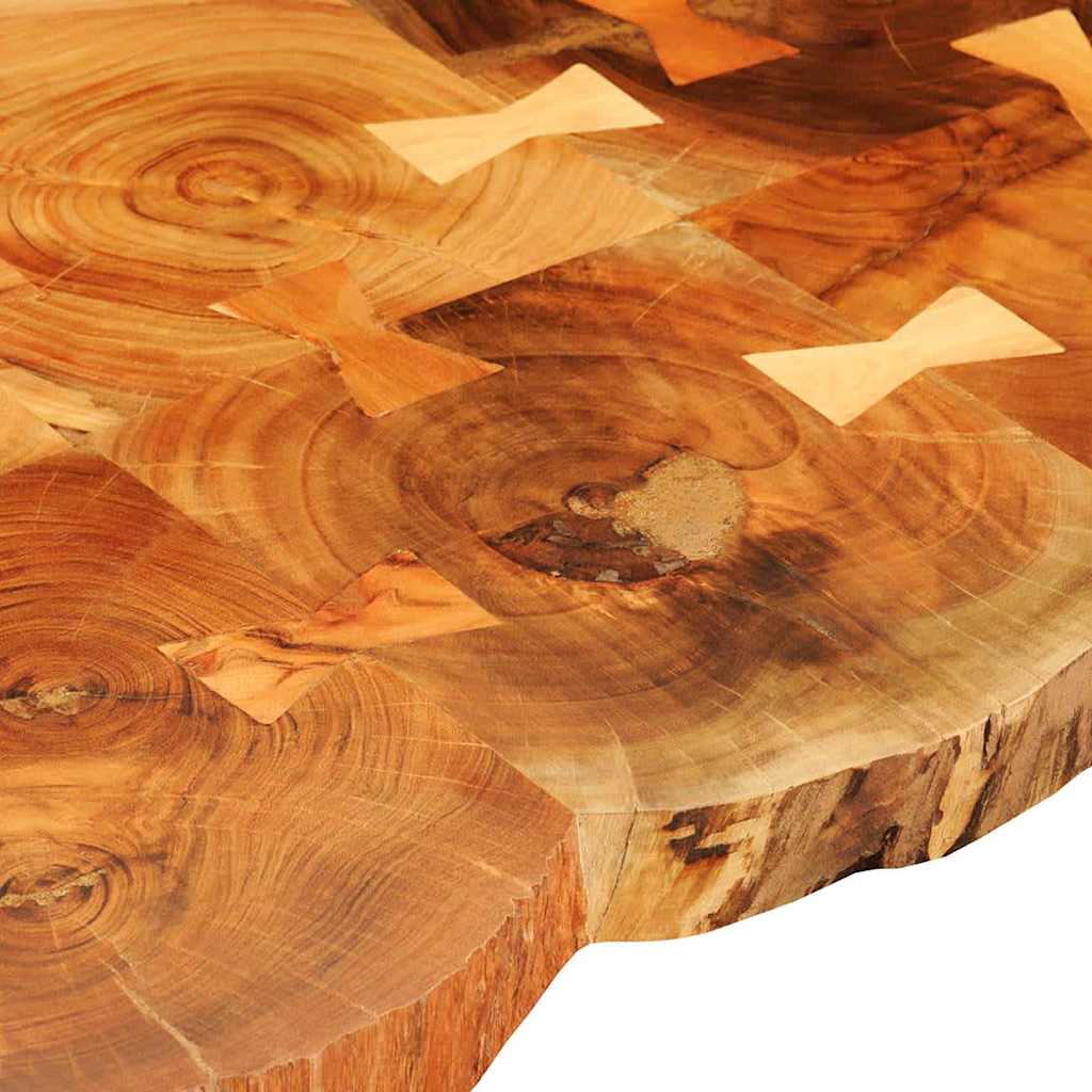 Couchtisch 36 cm 4 Stämme Massivholz Akazie
