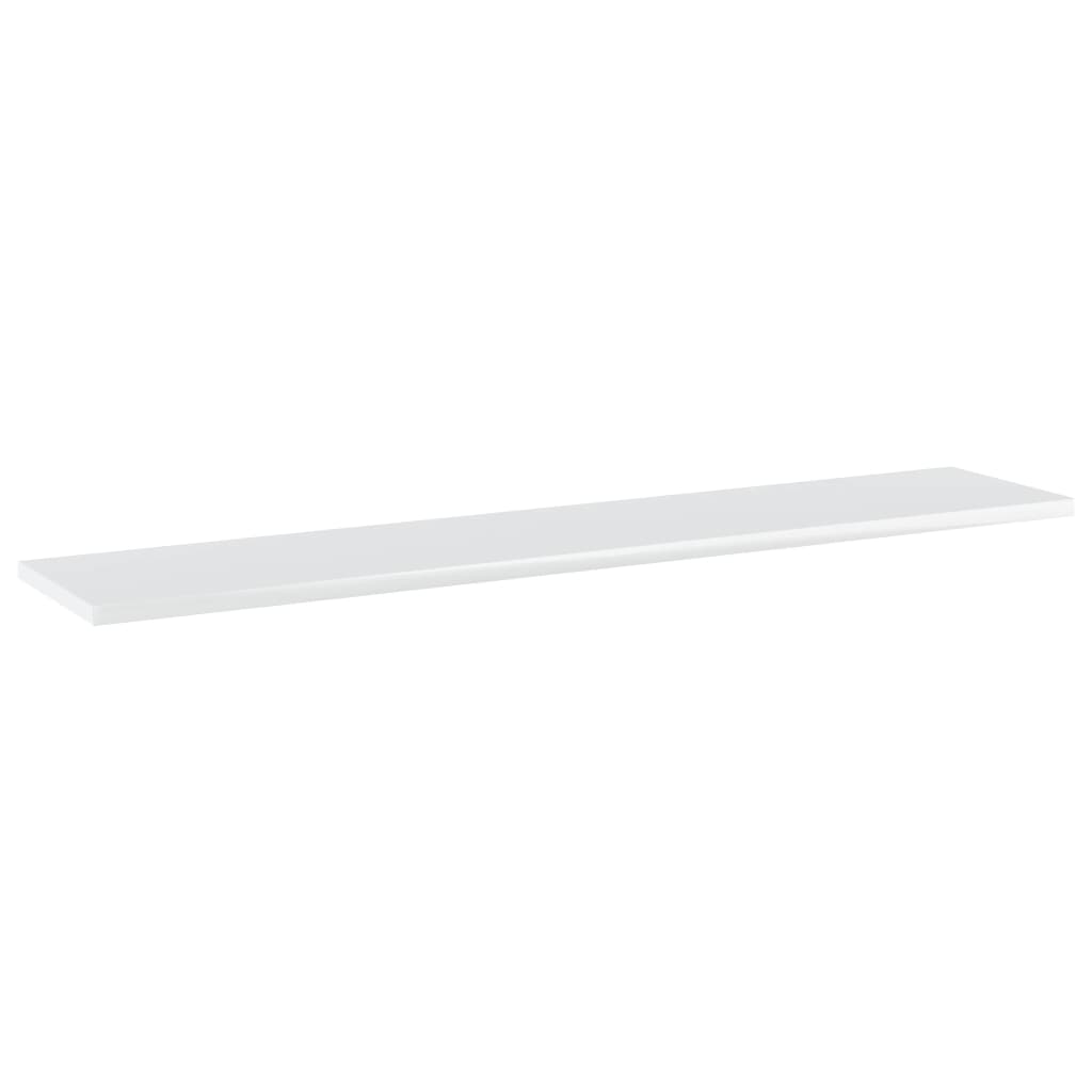 Bücherregal-Bretter 4 Stk. Weiß 40x10x1,5 cm Holzwerkstoff