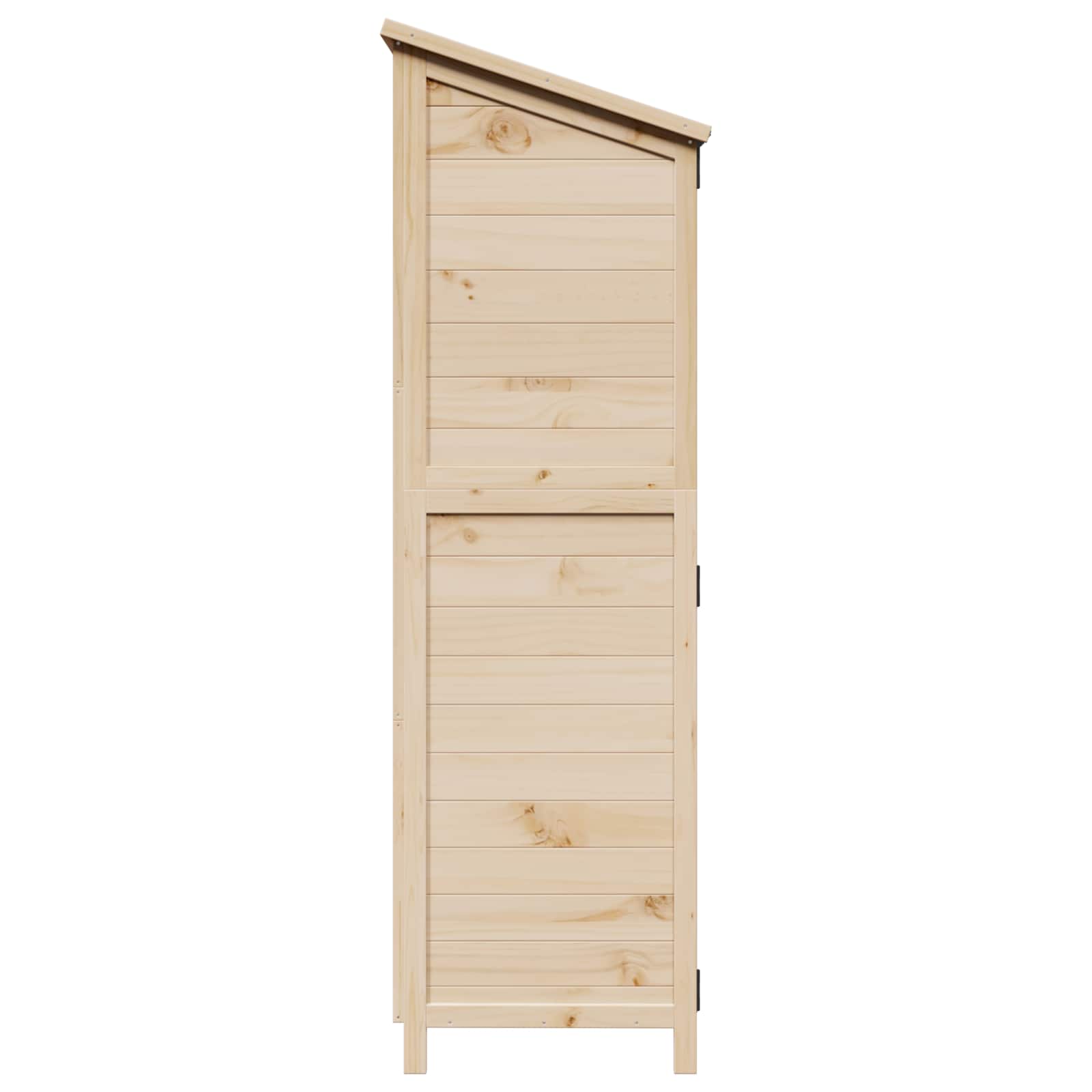 Gartenschuppen Natur 59,5 x 56 x 113,5 cm Massivholz aus Fichte