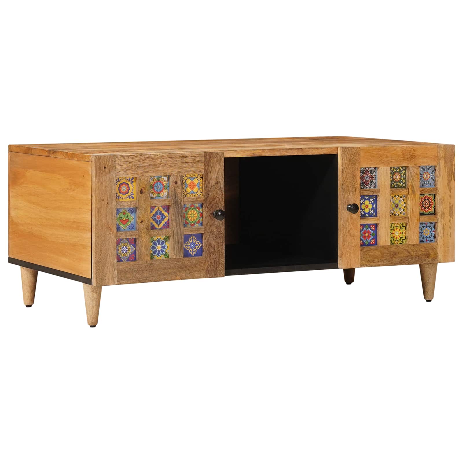 Couchtisch Braun 100 x 54 x 40 cm Massivholz Mango