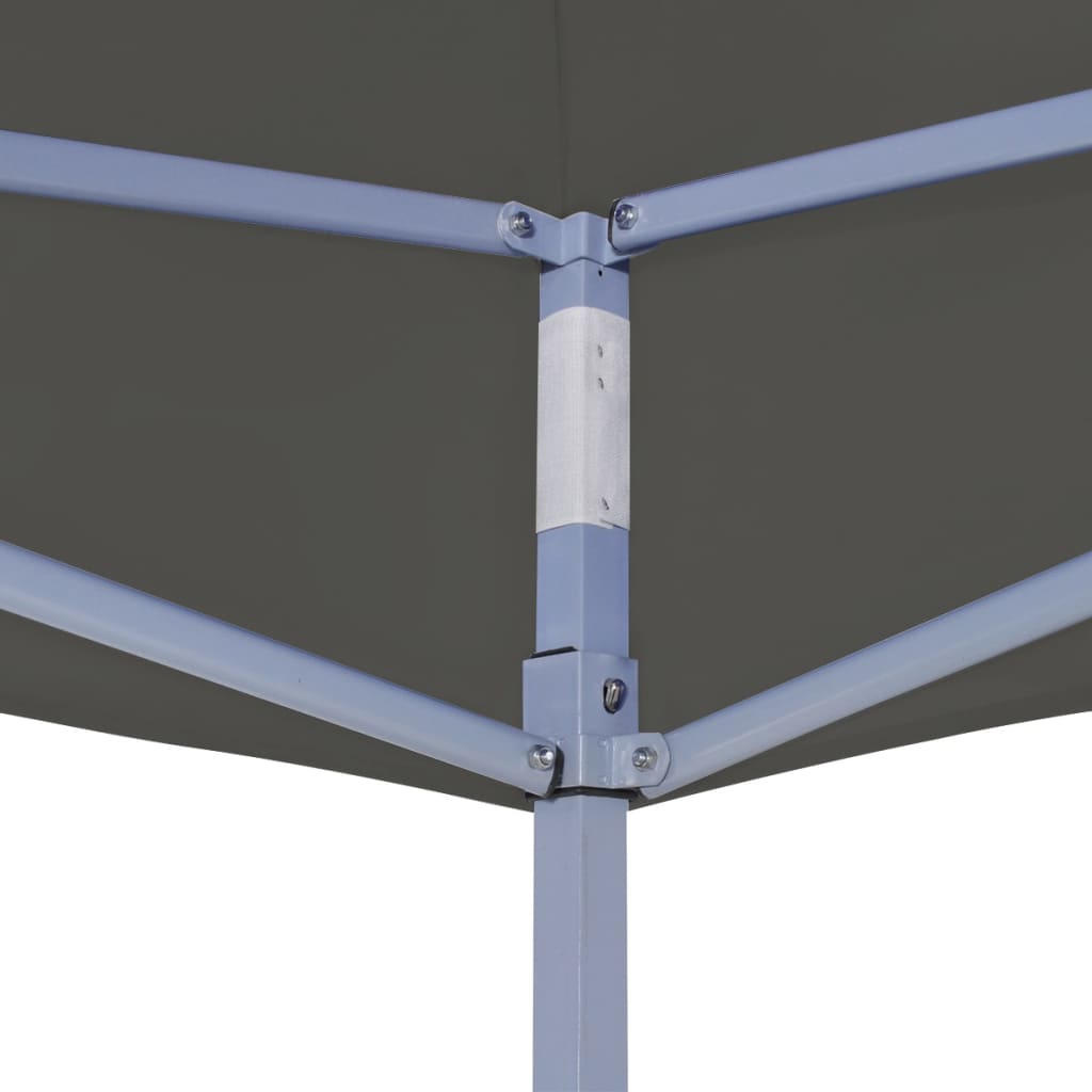 Partyzelt Faltbar Pop-Up Schwarz 200x200x306 cm