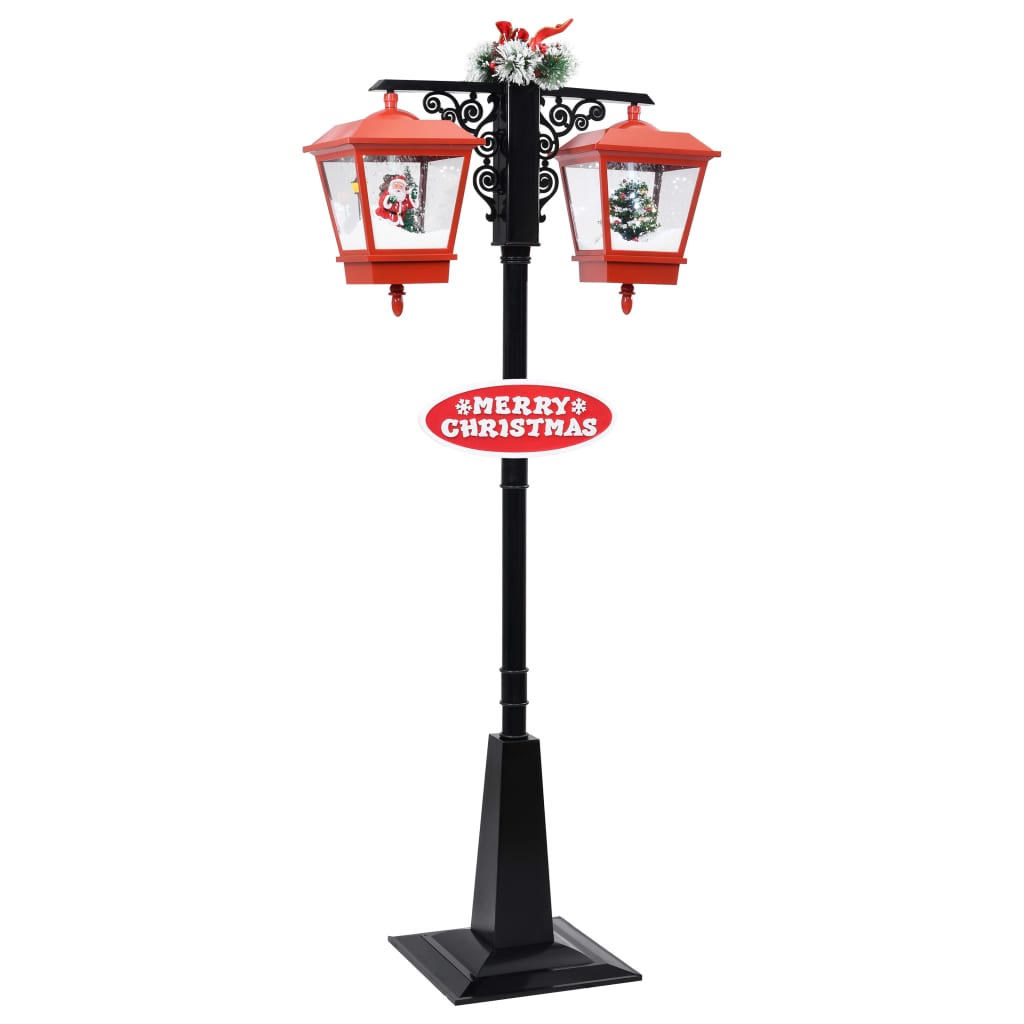 Weihnachts-Straßenlampe mit Weihnachtsmann 180 cm LED