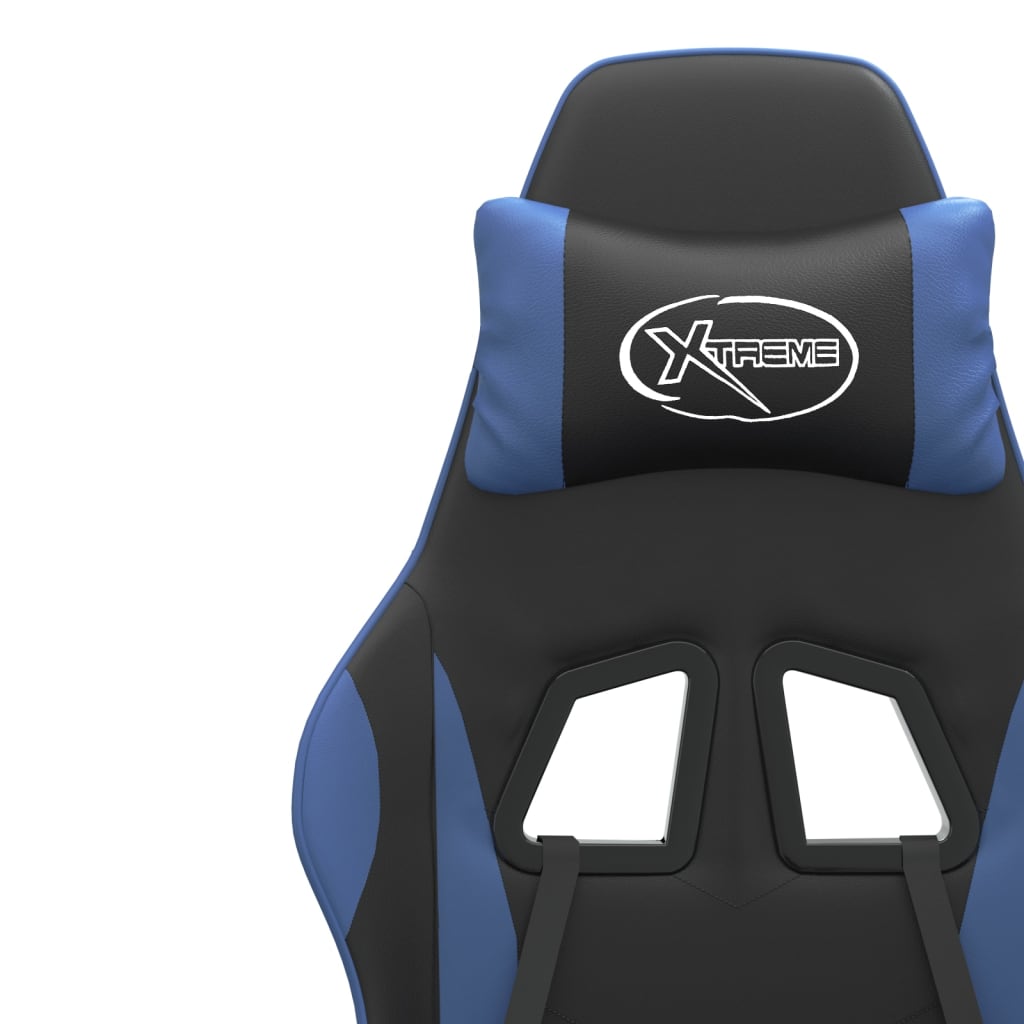 Gaming-Stuhl Drehbar Schwarz und Grün Kunstleder