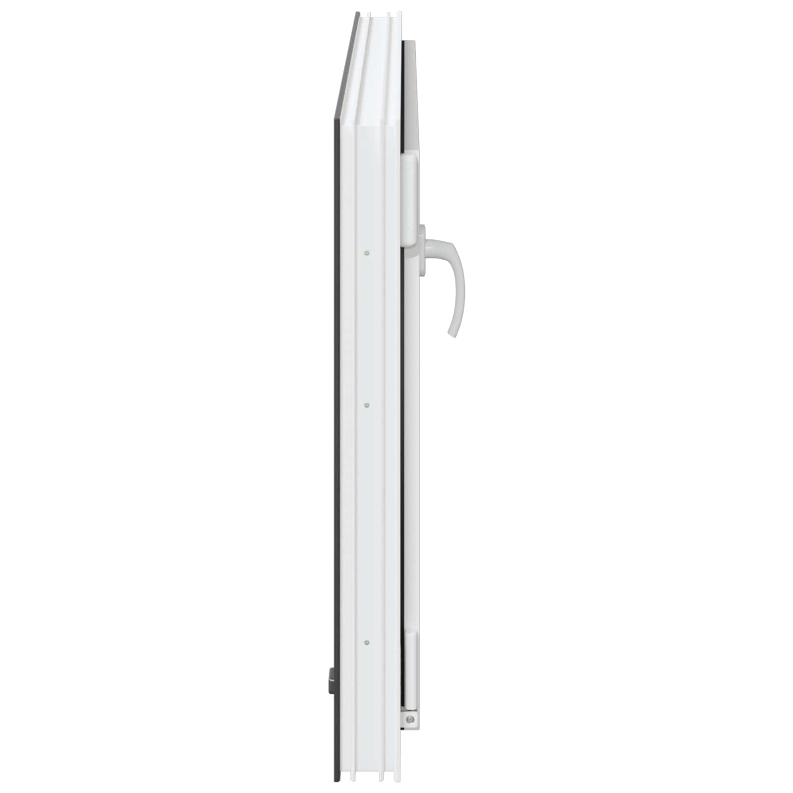 Kellerfenster RISOR 50 x 50 cm PVC und Glas Weiß