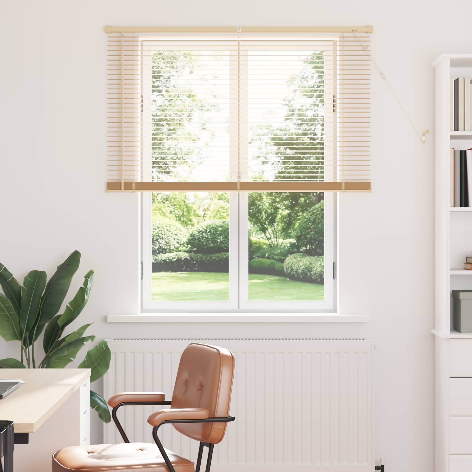 Jalousie Silber Grau 150 x 40 cm 25 mm PVC
