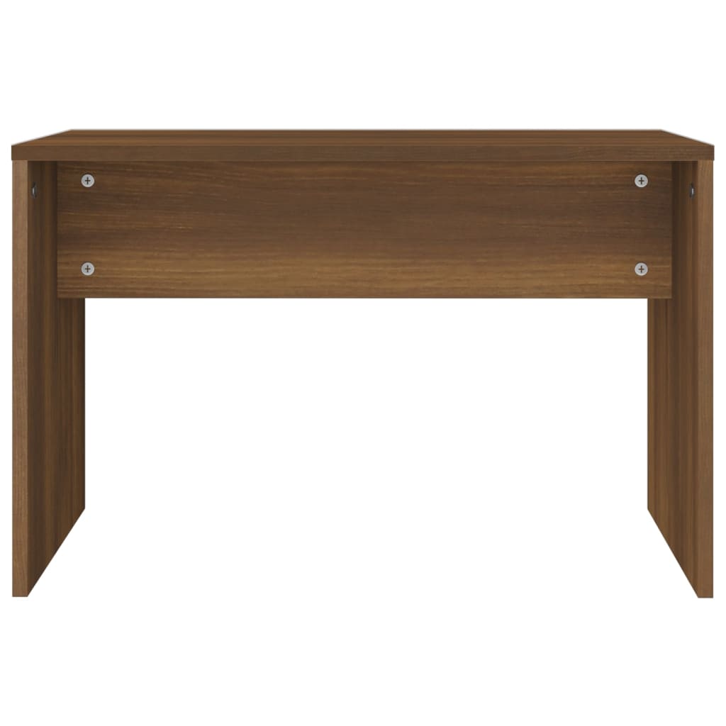 Schminkhocker Weiß 70x35x45 cm Holzwerkstoff