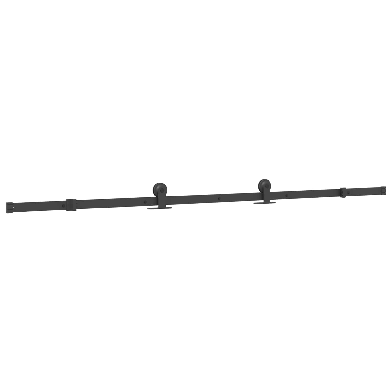 Schiebetür NARVIK Natürlich und Schwarz 70 x 210 cm (213,5 cm)