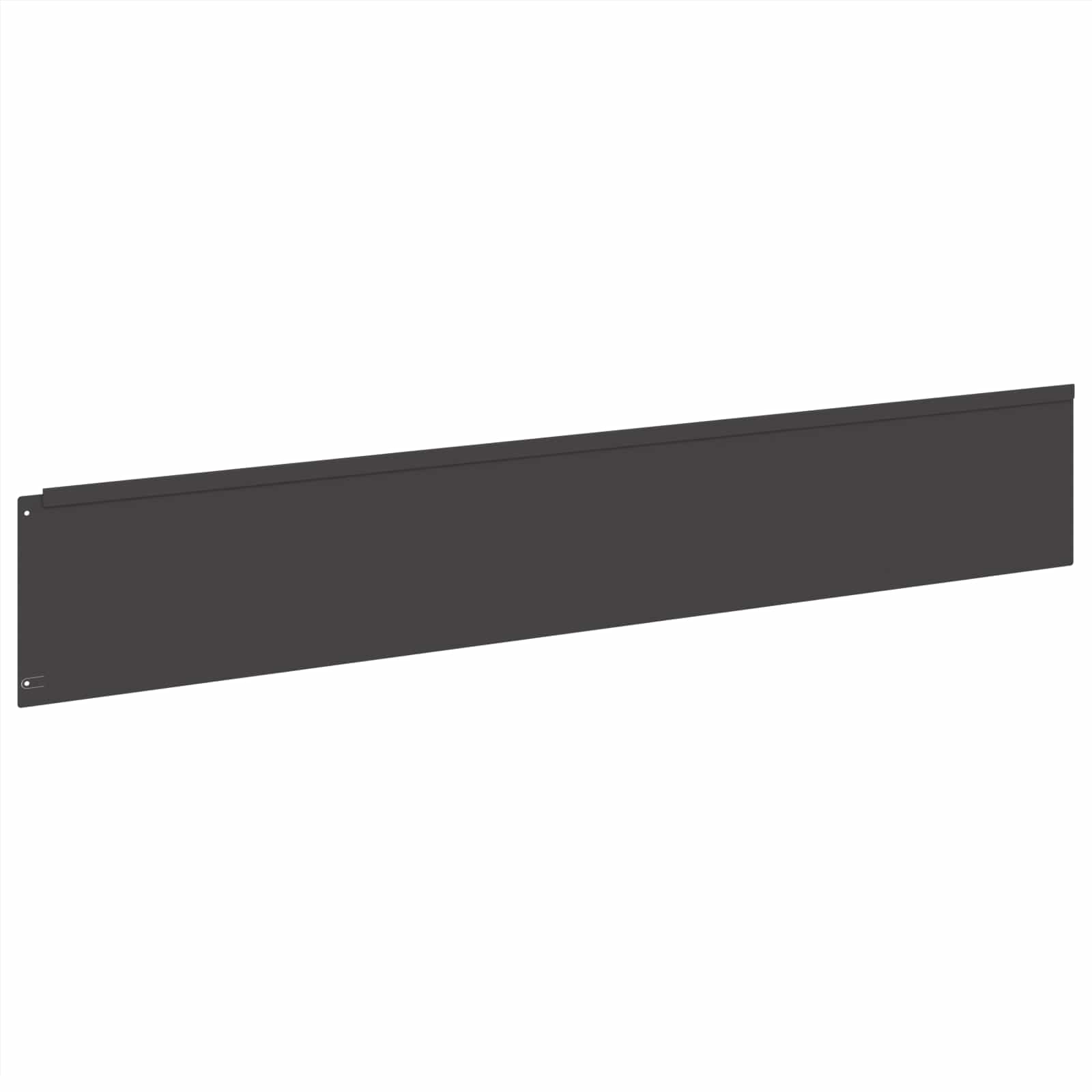 Raseneinfassung 10 pcs 100 x 12 cm Stahl Anthrazit