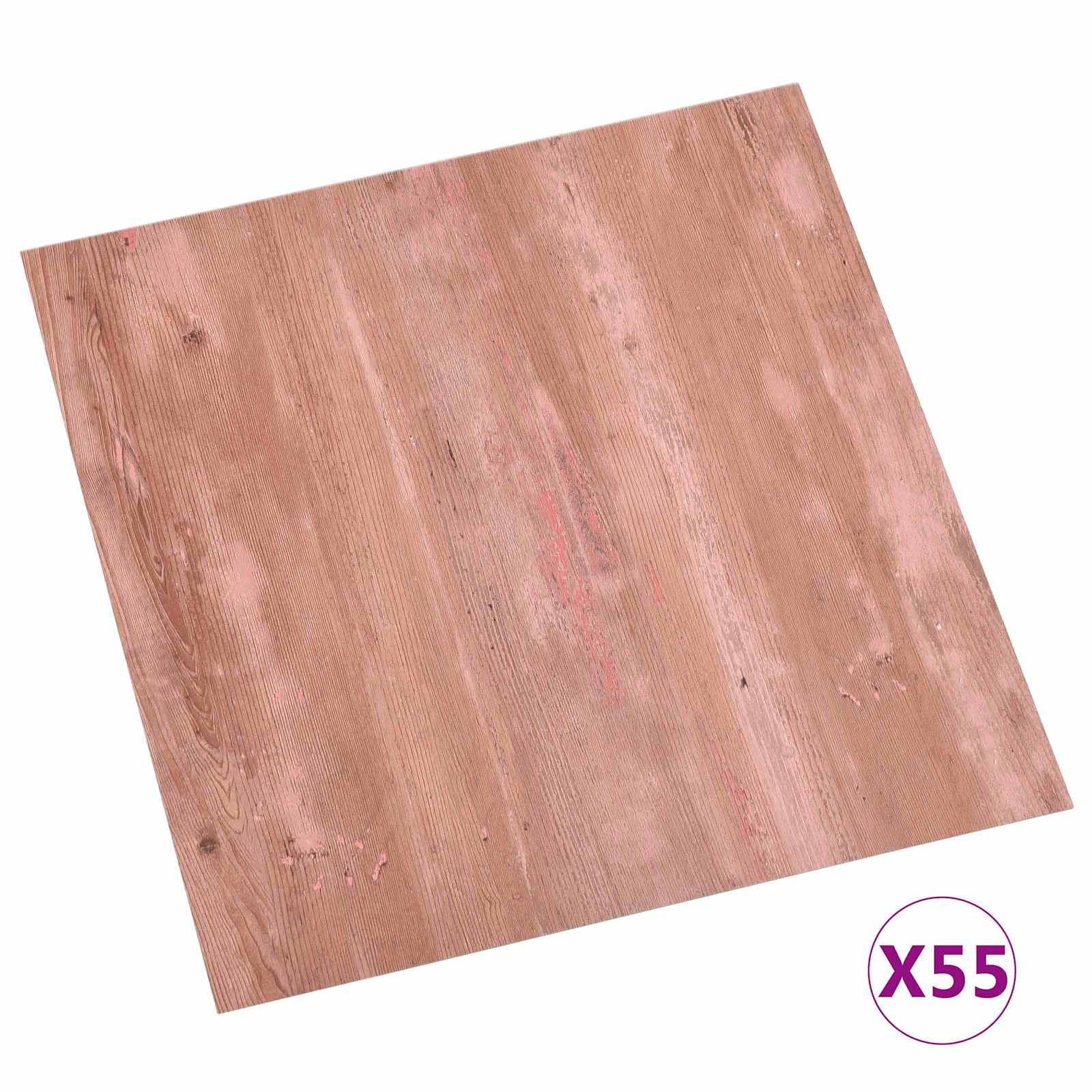 Bodenplanken 55 pcs Schwarz 5,11 m² PVC