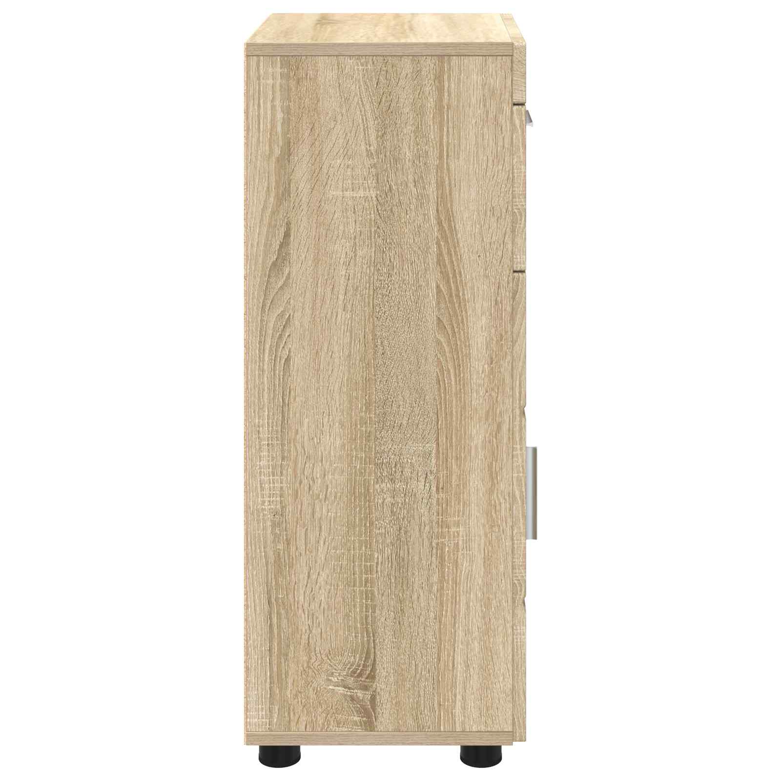 Badezimmermöbel-Set TULUM 2 pcs Weiß 60 x 34 x 63 cm