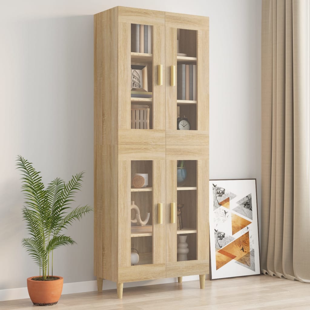 Hängeschrank Weiß 69,5x34x90 cm