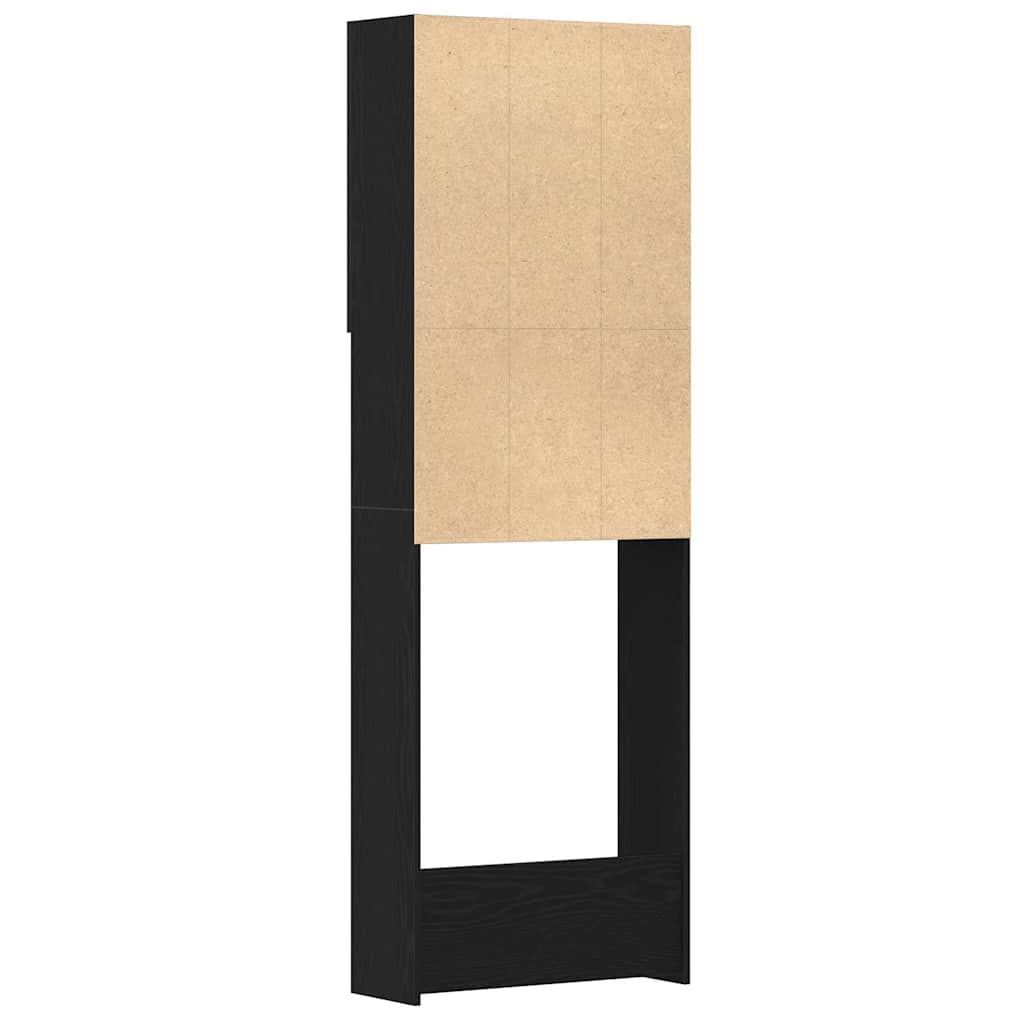 Waschmaschinenschrank Weiß 64x25,5x190 cm
