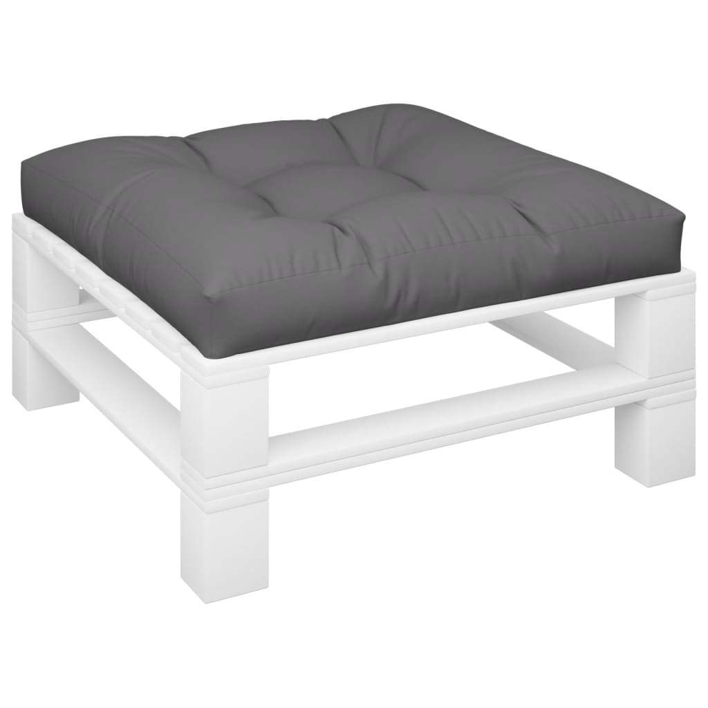 Palettenkissen Anthrazit 50x50x12 cm Stoff