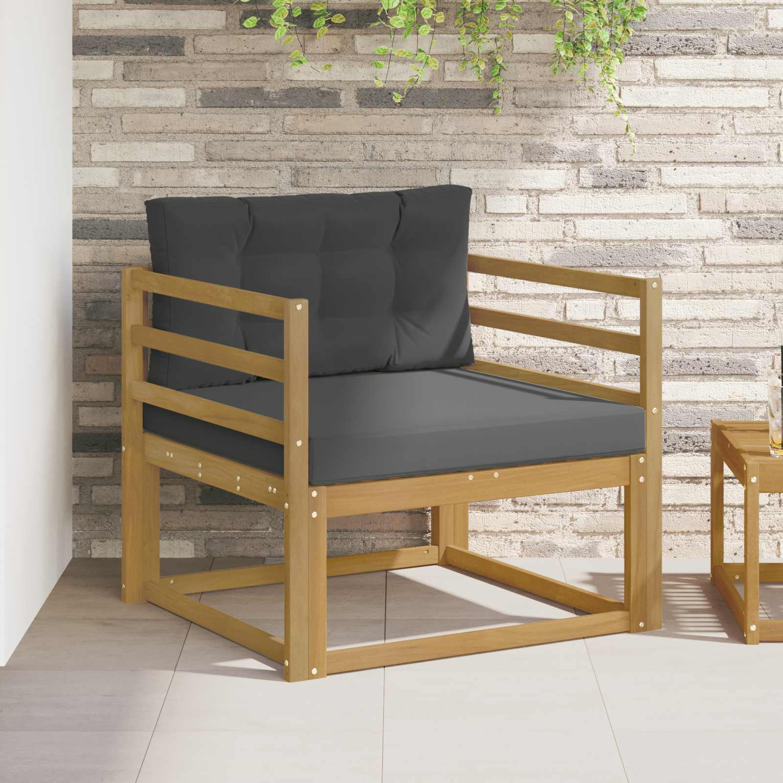 Outdoor Mittelsofa Natur