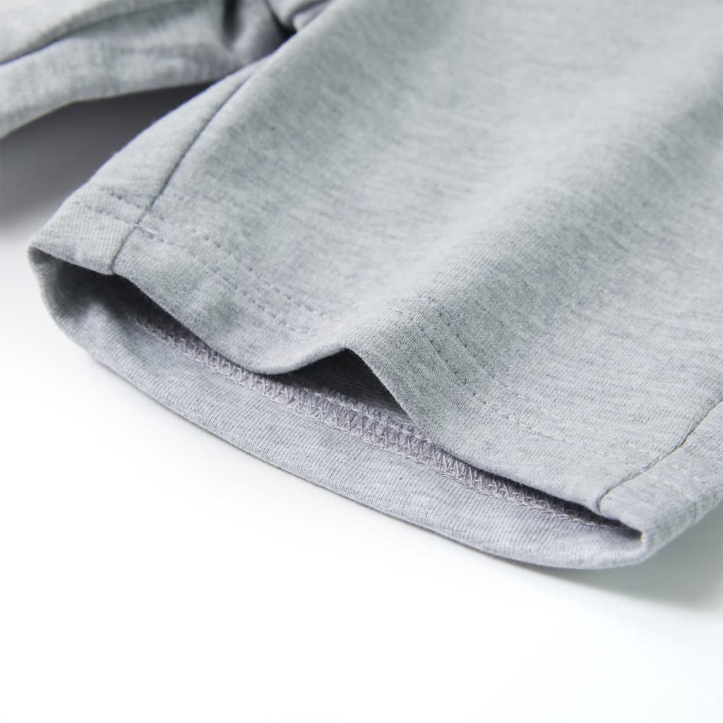 Kindershorts mit Kordelzug Dunkelblau Melange 140
