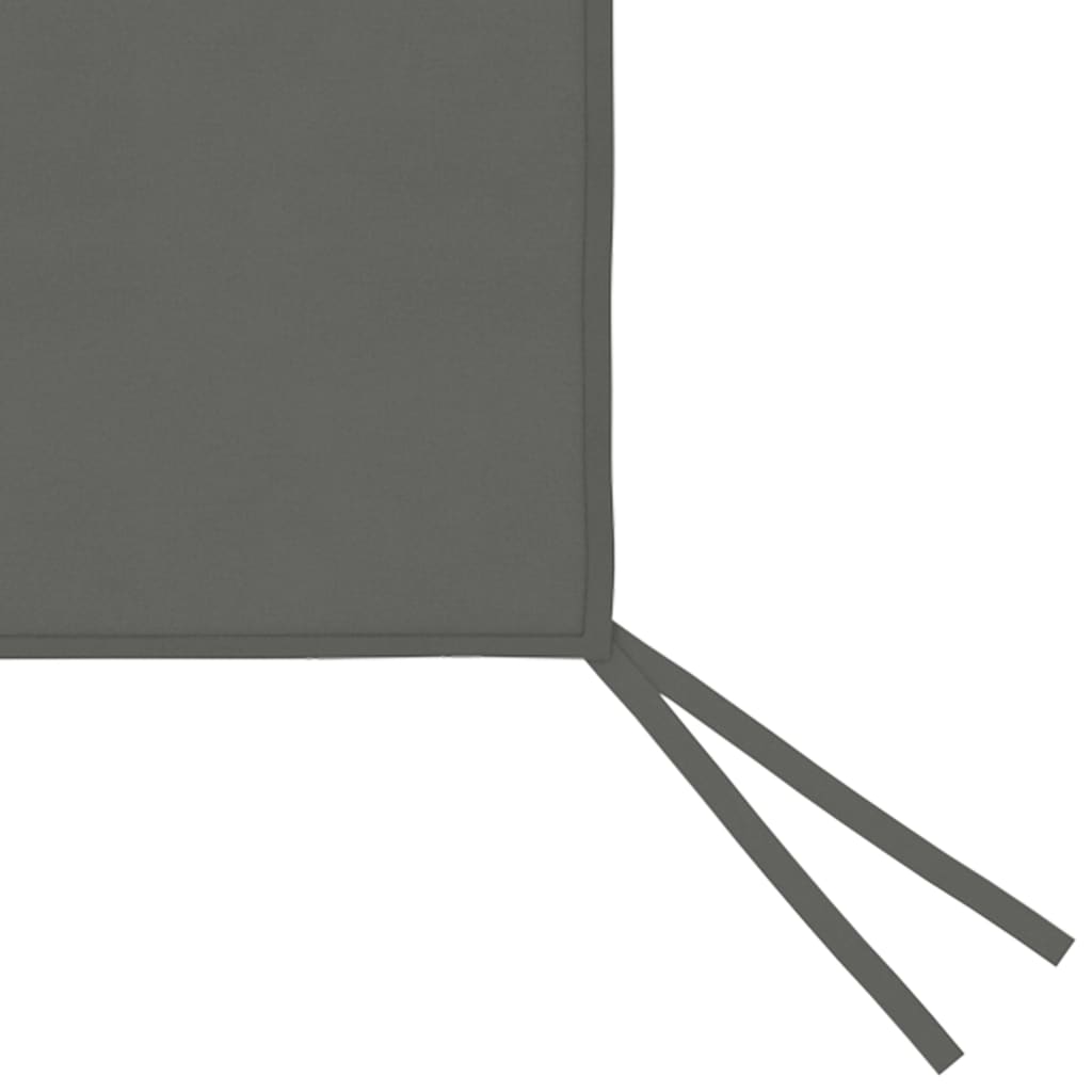 Pavillon-Seitenwände mit Fenstern 2 Stk. Creme
