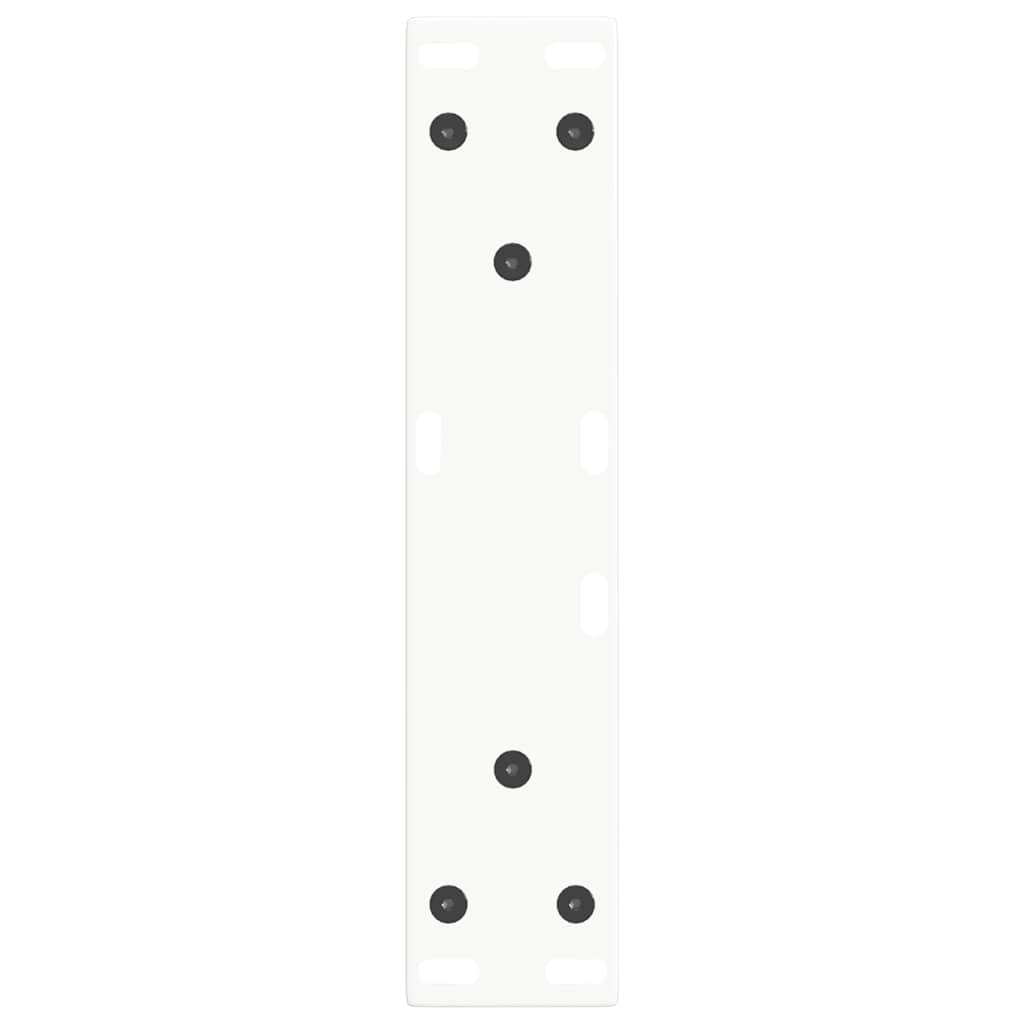Couchtischbeine V-Form 2 Stück Schwarz 30x(30-31,3) cm Stahl