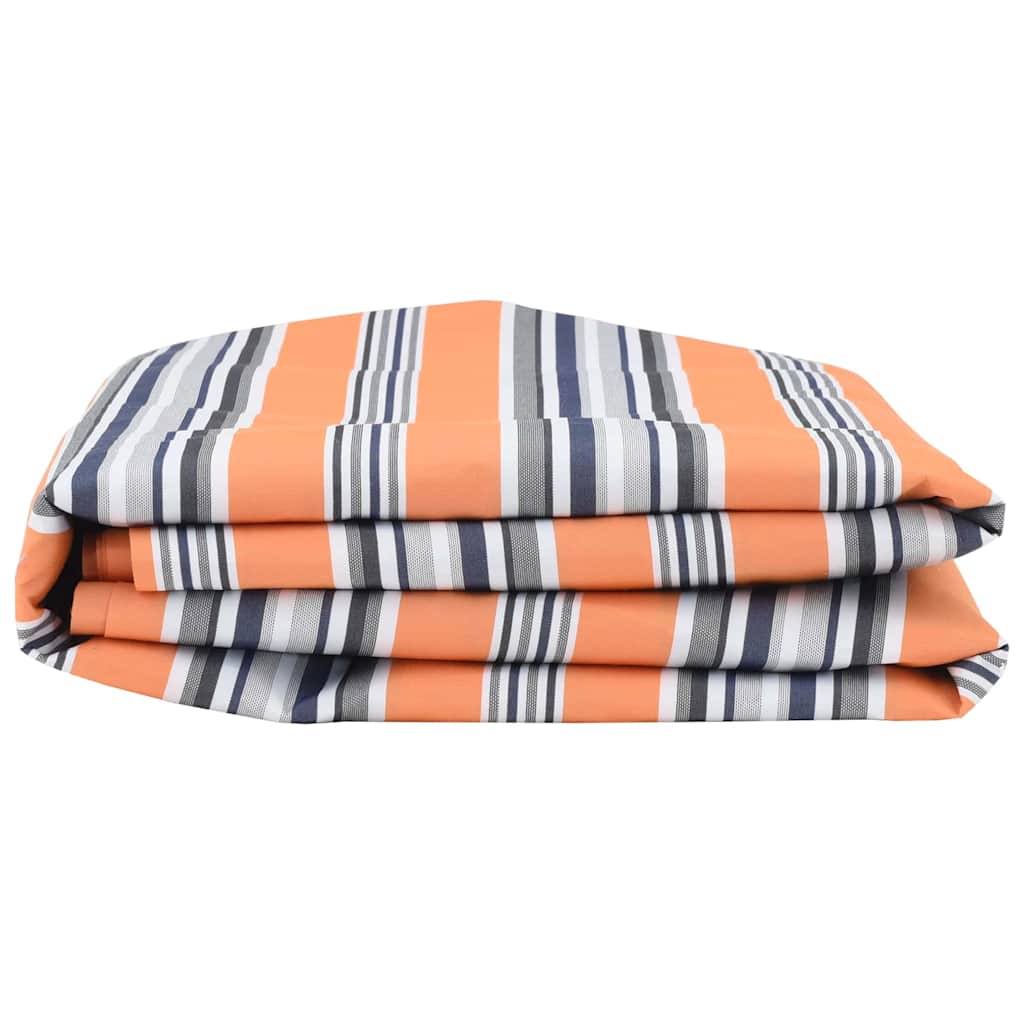 Markisenersatzstoff Blau und Weiß 1000 x 160 cm Polyester