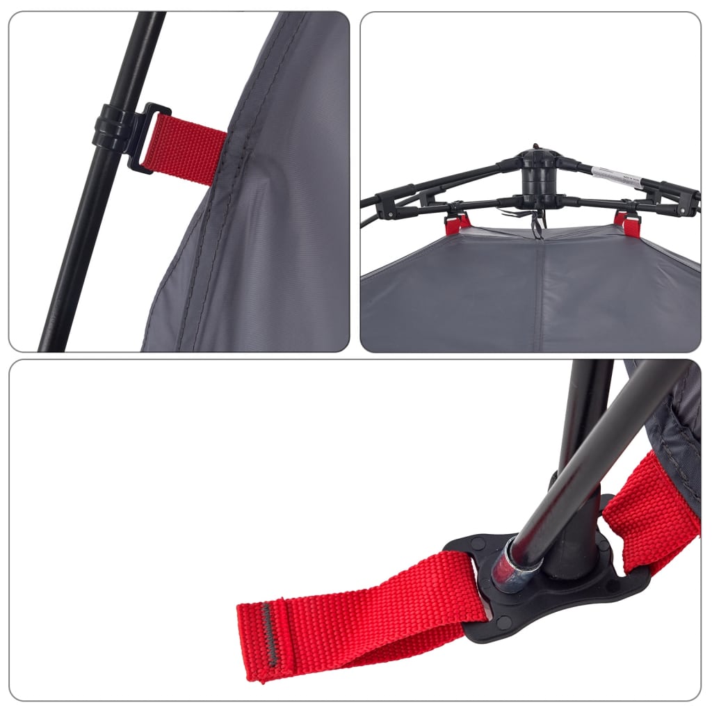 Kuppel-Campingzelt 3 Personen Grün Quick Release